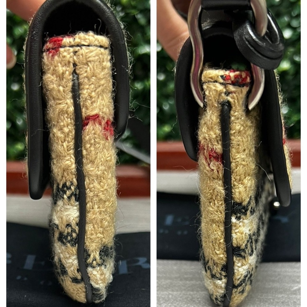 Burberry Tweed Wristlet Clutch - Picture 4 of 9